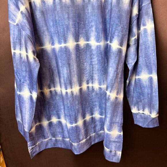 DOLNINE Plus-Size Women's 14W-20W Casual Sweatshirt Top Side Slit Pullover Shirt - Picture 12 of 12